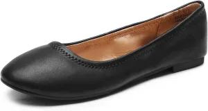DREAM PAIRS Women's Sole-Happy Ballerina Walking Flats Shoes
