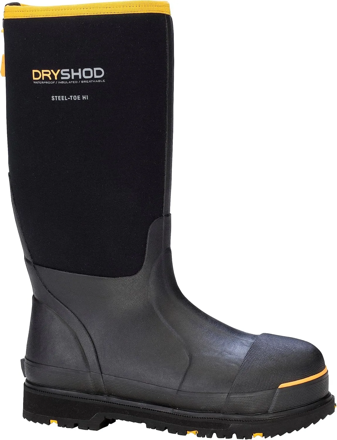 Dryshod Mens Wixit Cool-Clad Waterproof Steel Toe Work Safety Boots- Brown