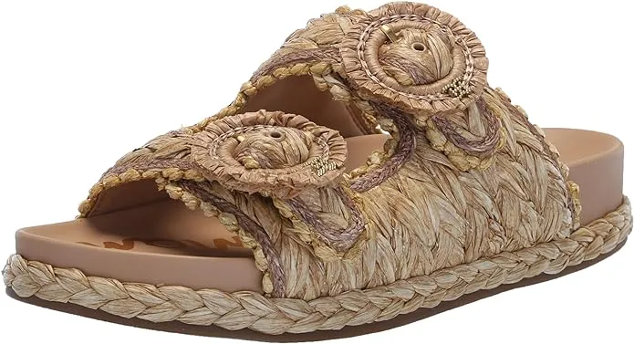 Edelman Multi Sandals Espadrilles Beechwood Worldwide shipping Sam Rounded On Toe Reina Slip Open Easy to install