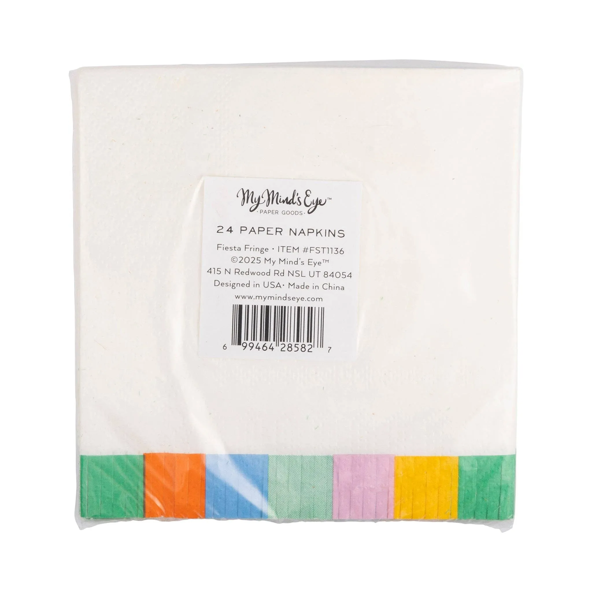 Fiesta Fringed Cocktail Napkin