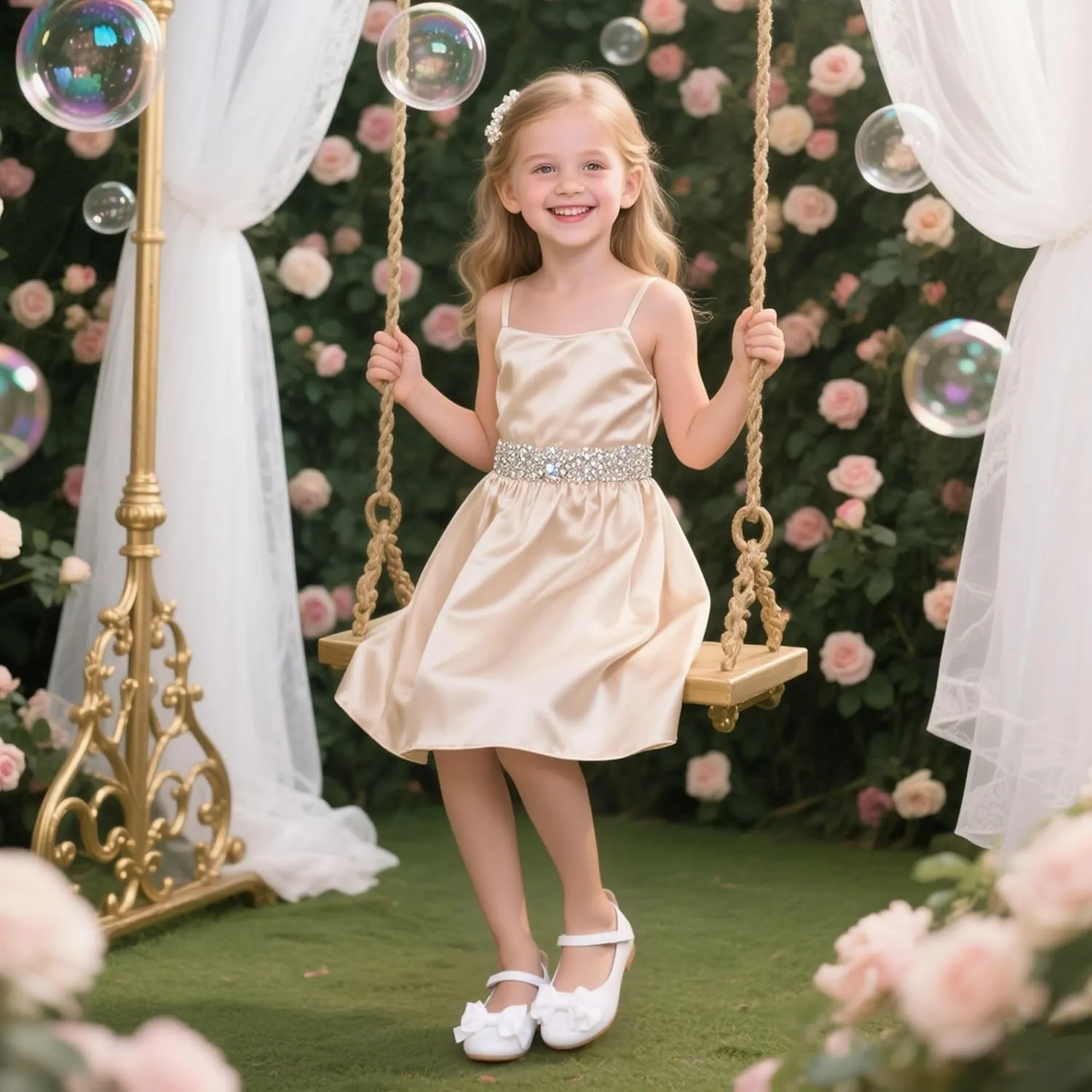 Flaryzone Toddler/Little Girls' Ballerina Flat Mary Jane Princess Dress Shoes - Wedding School Party