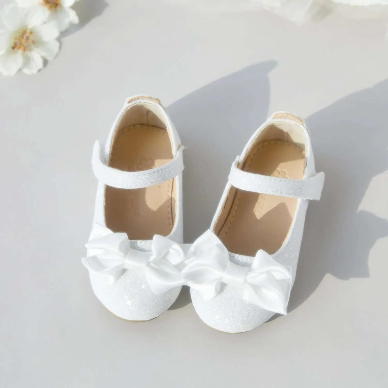 Flaryzone Toddler/Little Girls' Ballerina Flat Mary Jane Princess Dress Shoes - Wedding School Party