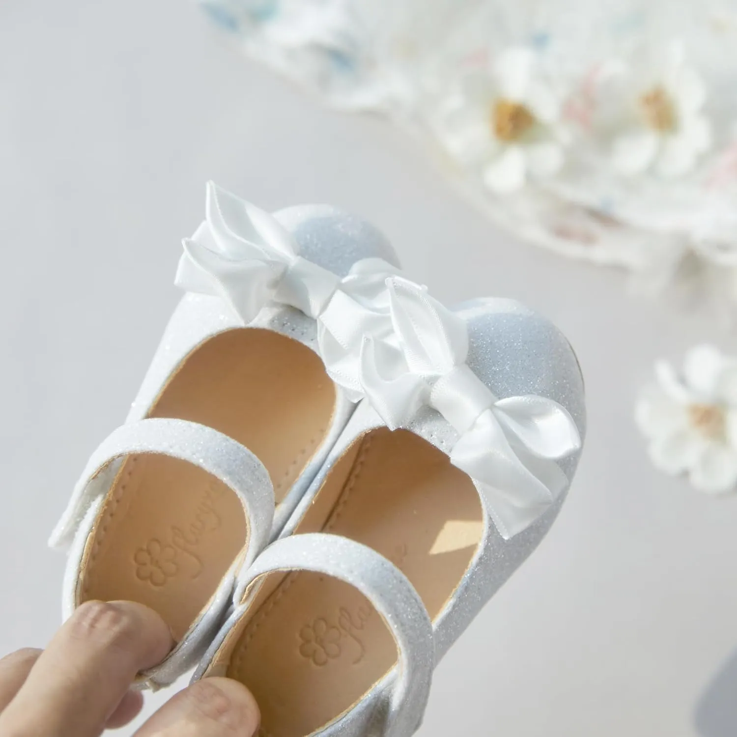 Flaryzone Toddler/Little Girls' Ballerina Flat Mary Jane Princess Dress Shoes - Wedding School Party