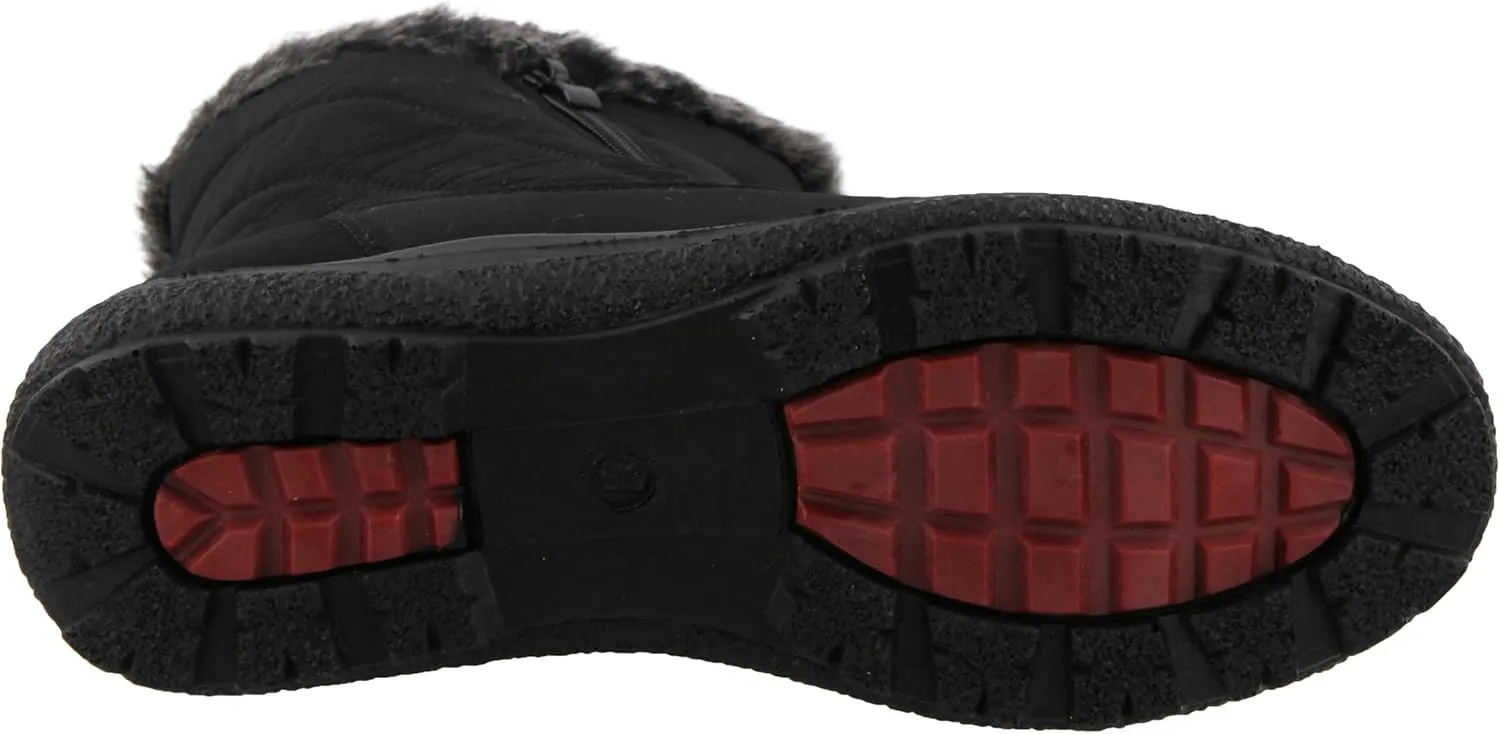 Flexus Boots for Women - Waterproof Nylon Boots with Dual Zippers - Winter Snow Boots