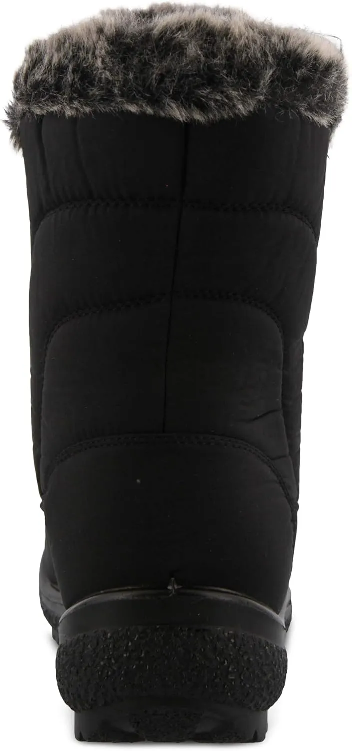 Flexus Boots for Women - Waterproof Nylon Boots with Dual Zippers - Winter Snow Boots