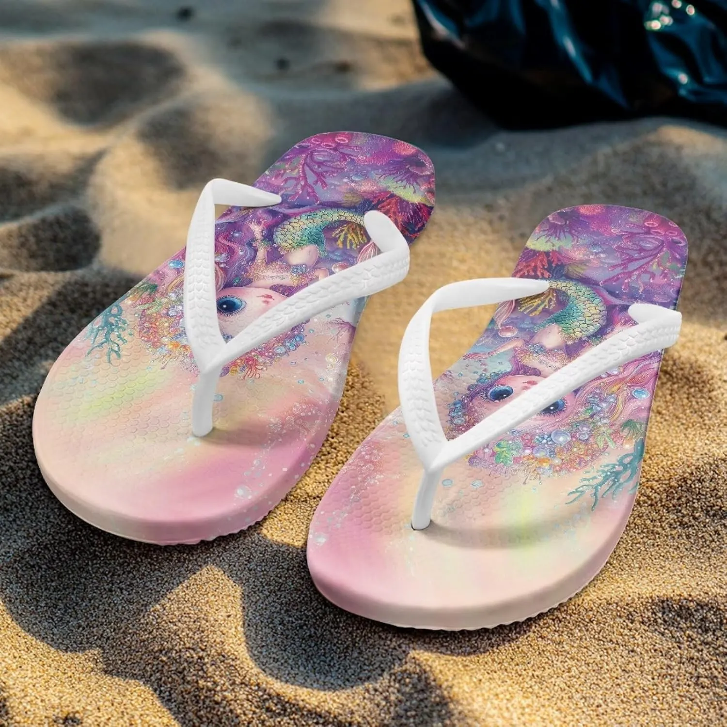 Flip Flops for Women Summer Soft Beach Slippers Lightweight Indoor and Outdoor Sandals