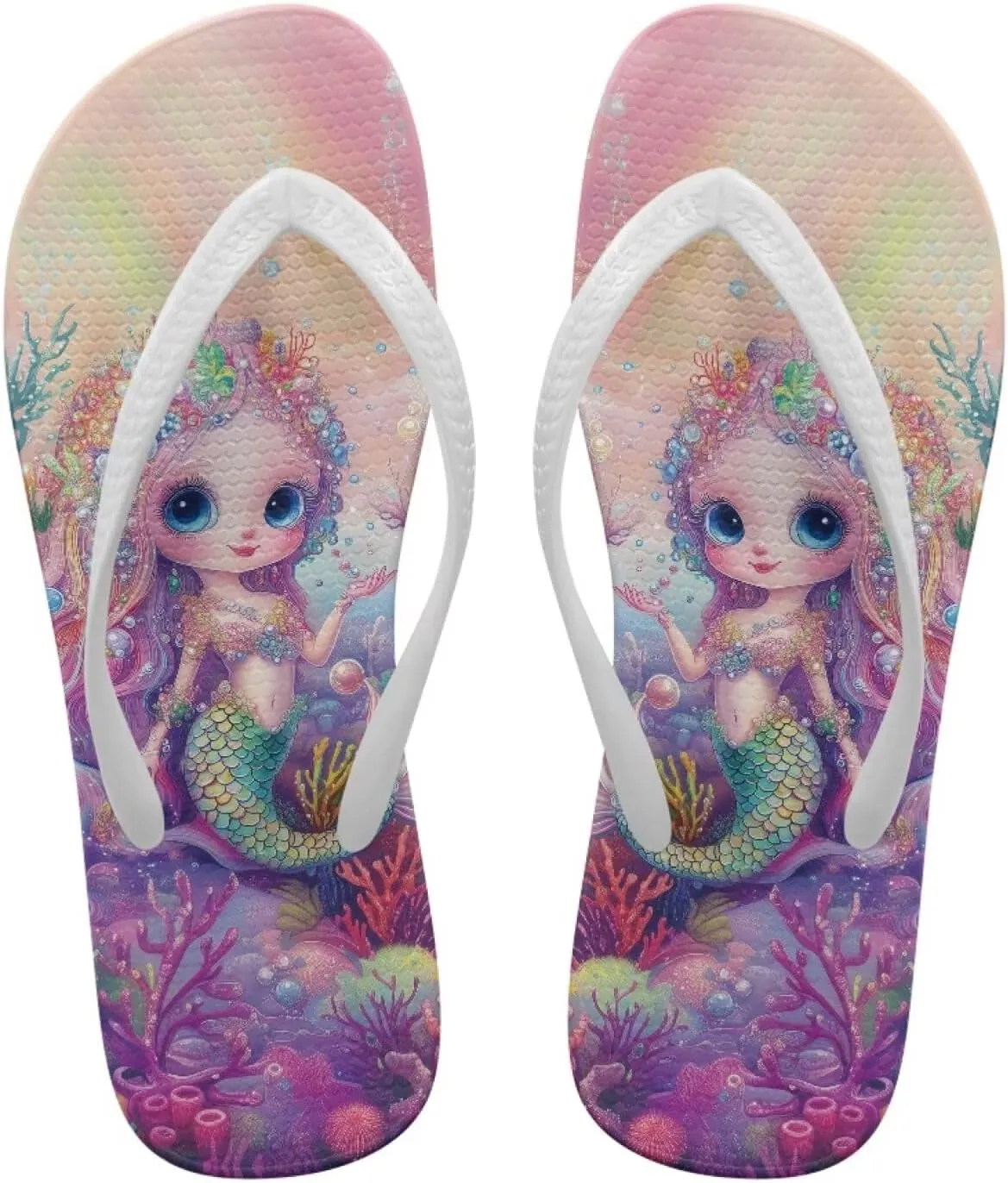 Flip Flops for Women Summer Soft Beach Slippers Lightweight Indoor and Outdoor Sandals
