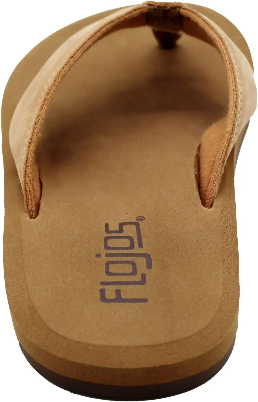 Flojos Cole Genuine Leather Perforated Strap Mens Sandal
