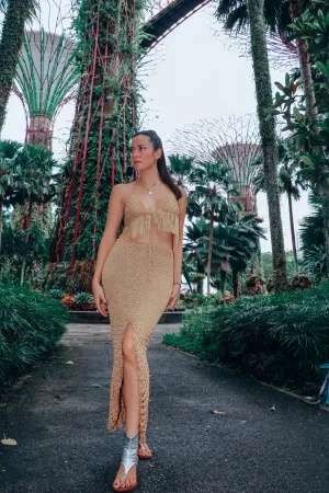 Flower Dome Lo’ak  Handmade Crochet Top and Skirt