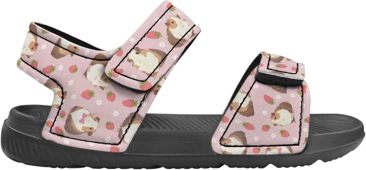 Forchrinse Girls Sandals Summer Outdoor Open Toe Sport Sandals Waterproof Leather Beach Water Shoes