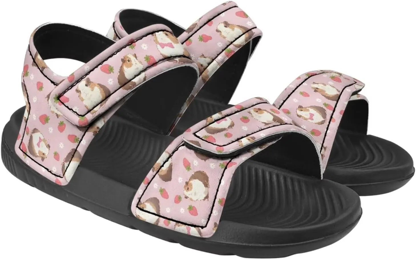 Forchrinse Girls Sandals Summer Outdoor Open Toe Sport Sandals Waterproof Leather Beach Water Shoes