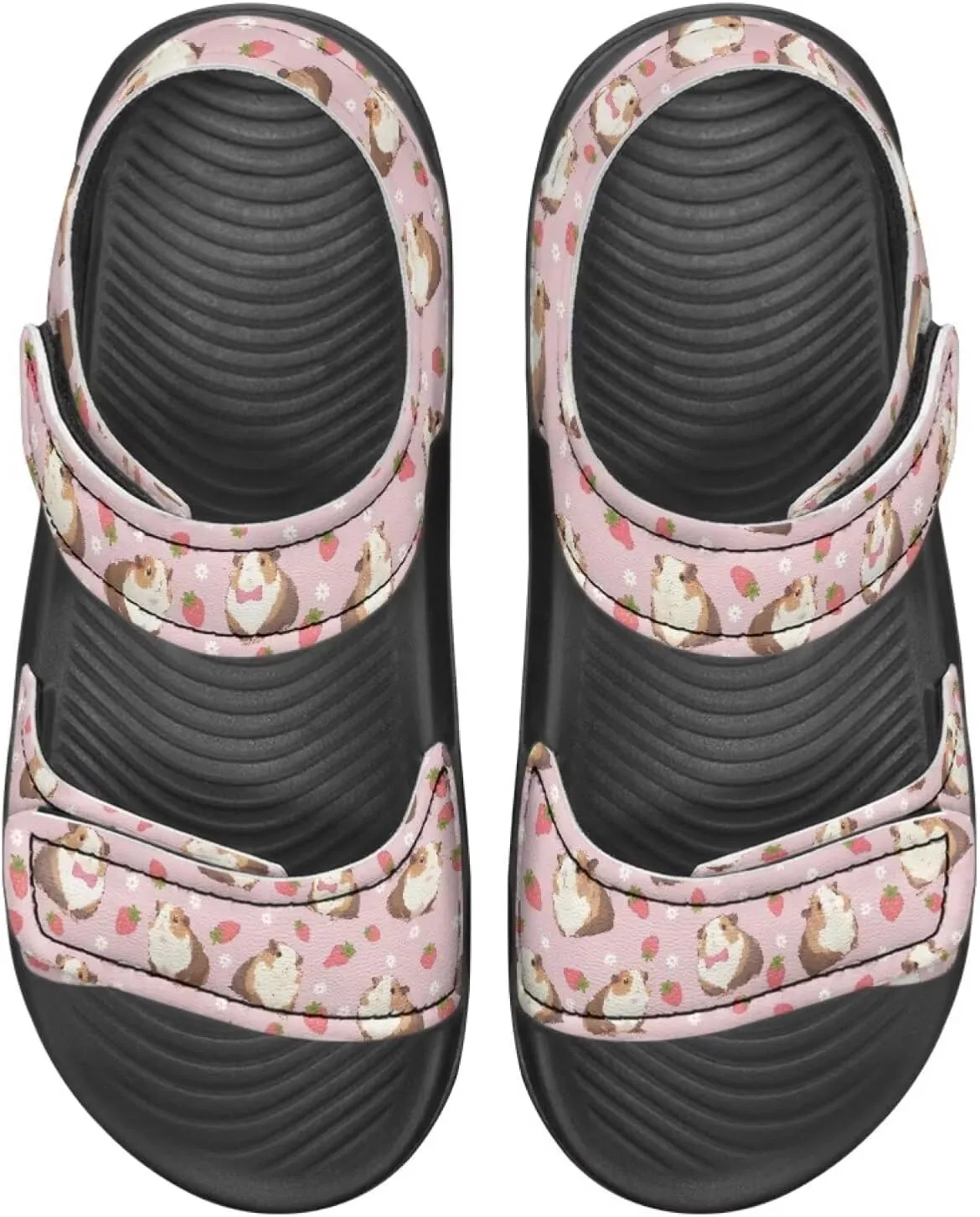 Forchrinse Girls Sandals Summer Outdoor Open Toe Sport Sandals Waterproof Leather Beach Water Shoes