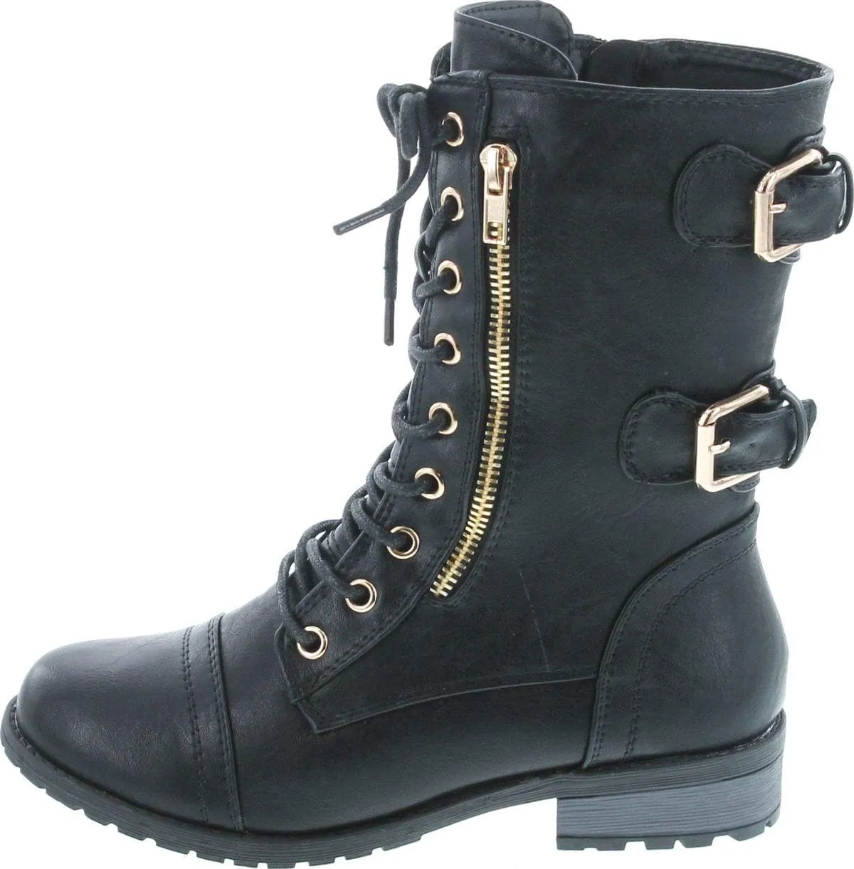 Forever Link Women's Military Stlye Boots