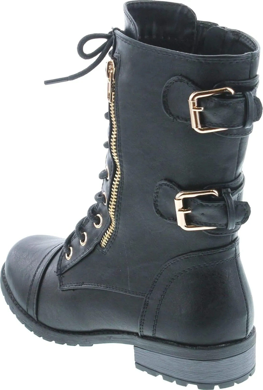 Forever Link Women's Military Stlye Boots