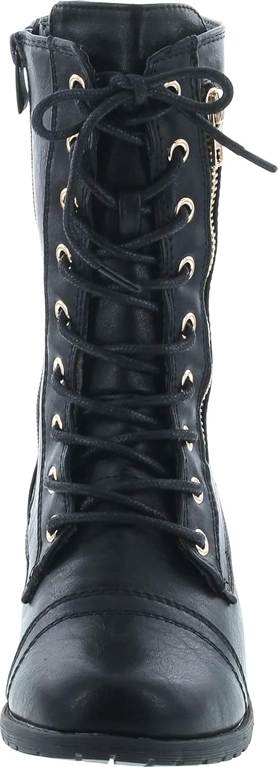 Forever Link Women's Military Stlye Boots