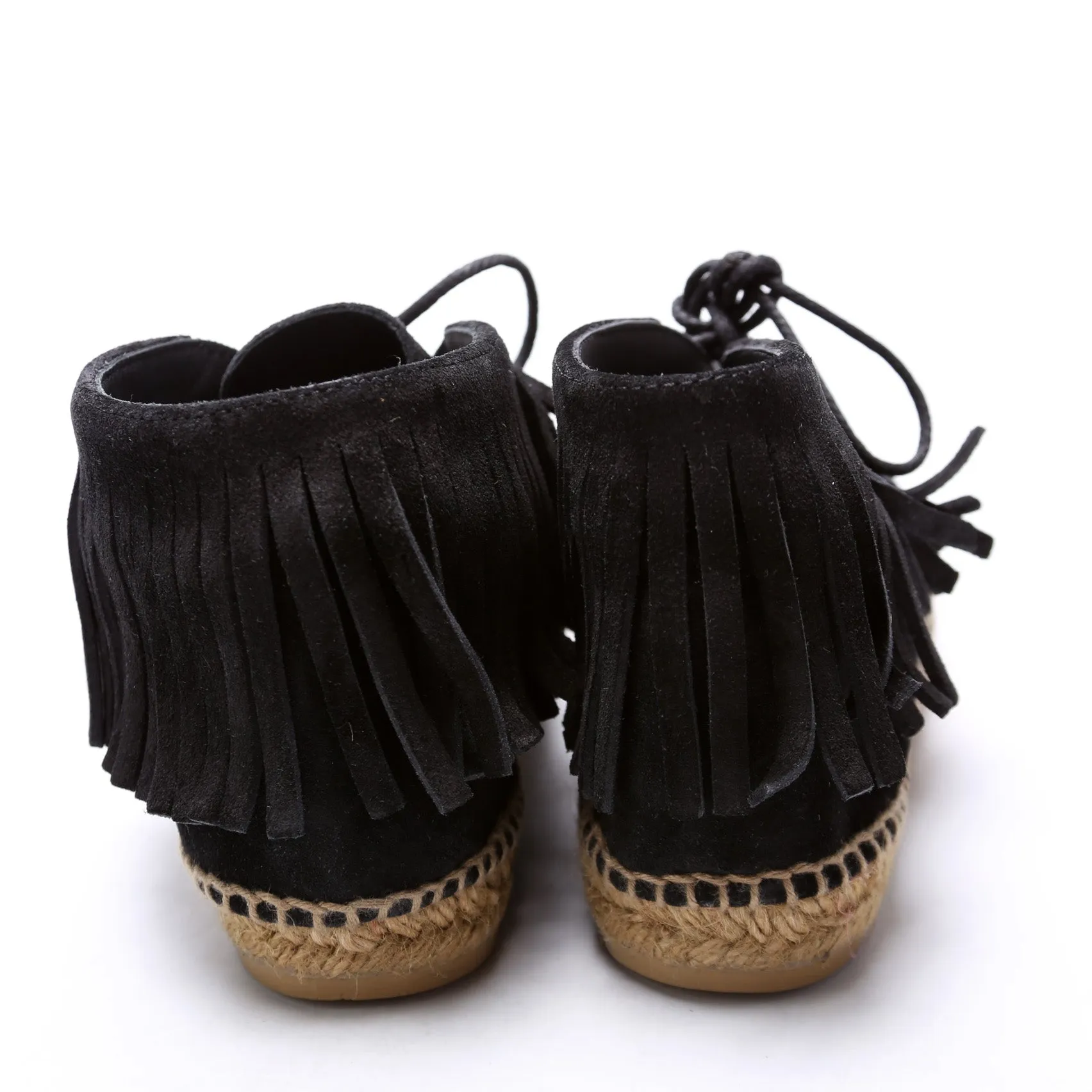 Fringe Espadrilles Suede Size 38