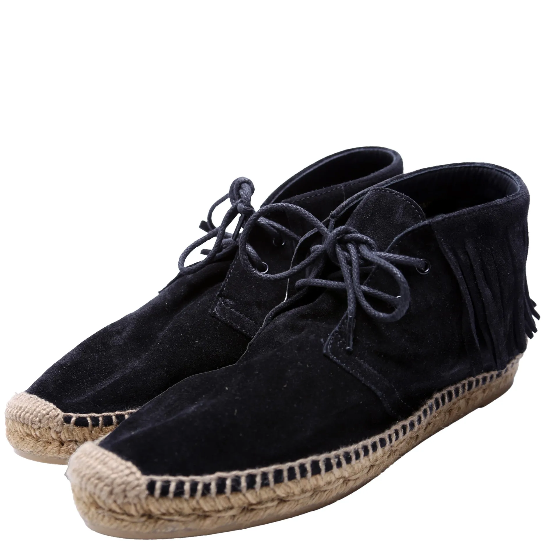 Fringe Espadrilles Suede Size 38