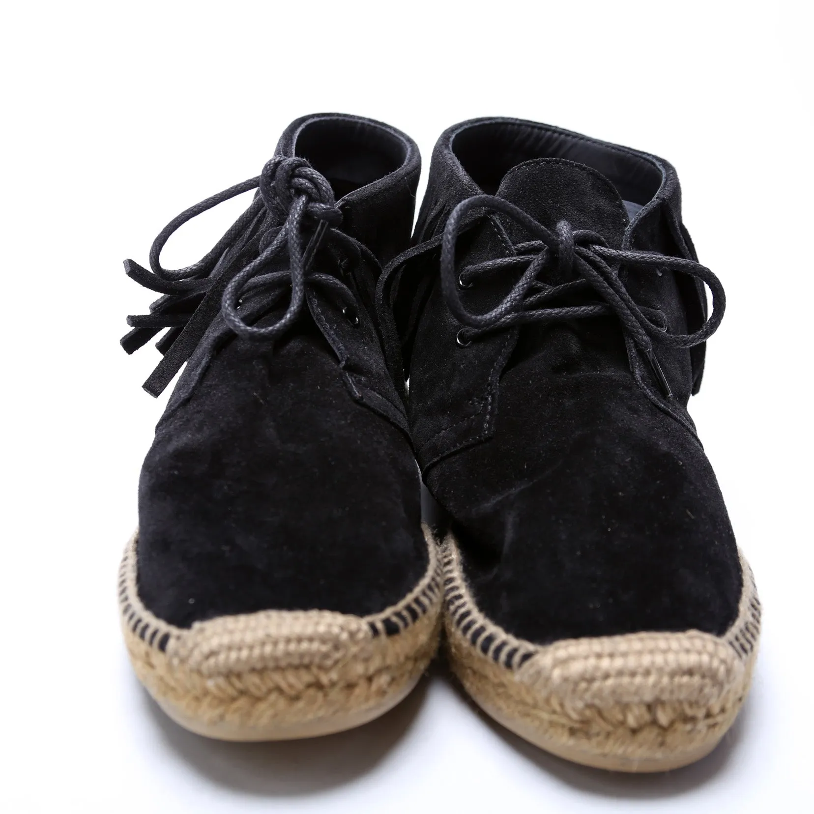 Fringe Espadrilles Suede Size 38