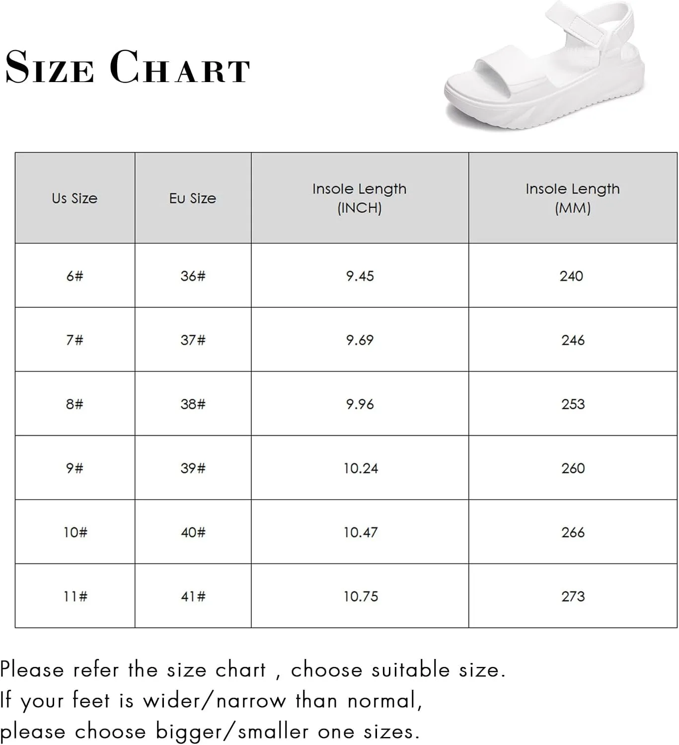 FUNKYMONKEY Women's Platform Plastic Sandals Ultra Light EVA Thick Sole Open Toe Waterproof Shoes