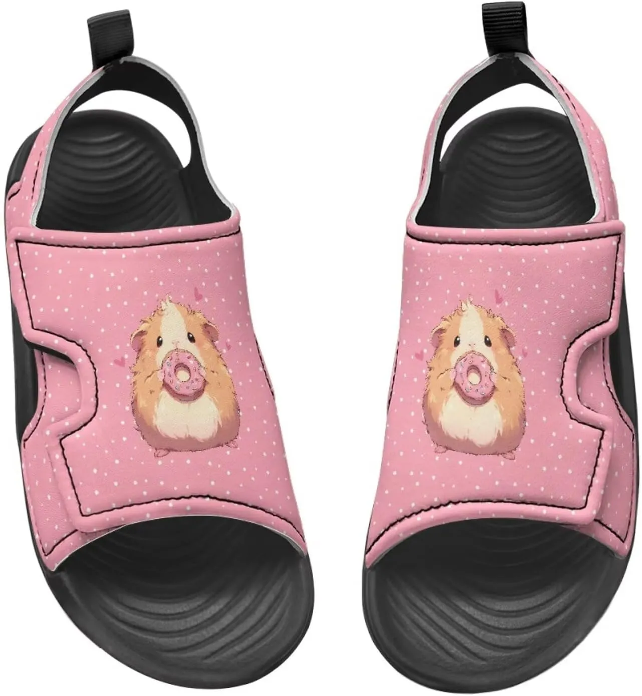 Girls Ladybug Sandals Kids Toddler Summer Hiking Water Shoes Open Toe Athletic Outdoor Sport Sandals