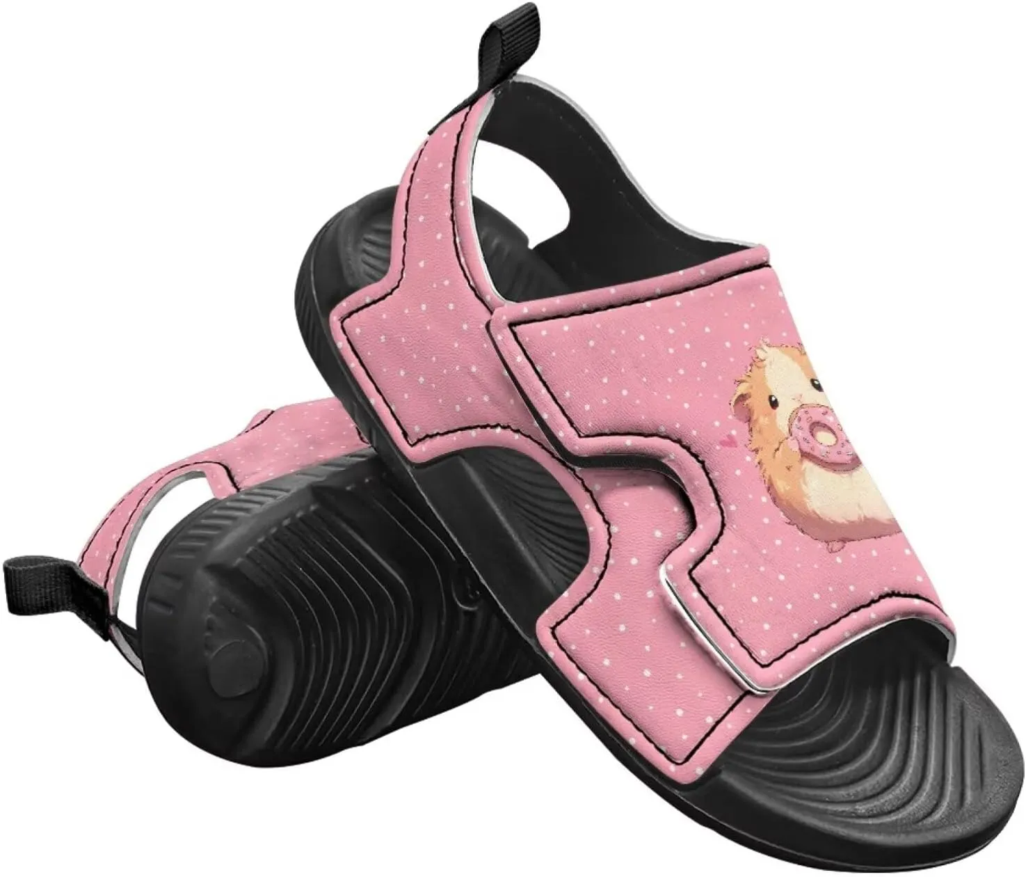 Girls Ladybug Sandals Kids Toddler Summer Hiking Water Shoes Open Toe Athletic Outdoor Sport Sandals