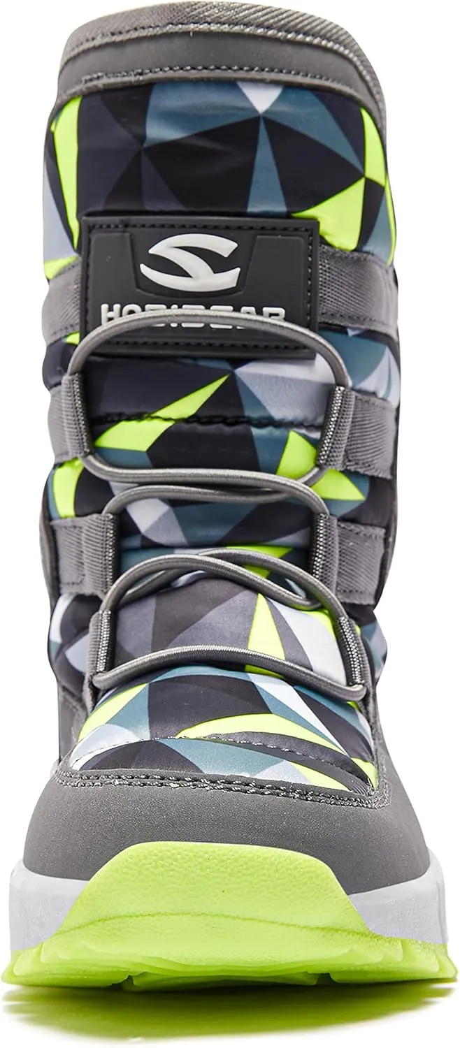 GUBARUN Boys Snow Boots Winter Waterproof Slip Resistant Cold Weather Shoes (Toddler/Little Kid/Big Kid)