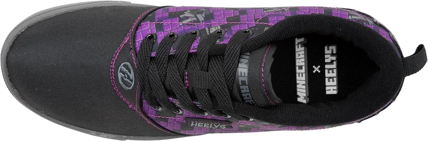 HEELYS Unisex-Child Pro 20 Minecraft (Little Big Kid/Adult) Wheeled Heel Shoe