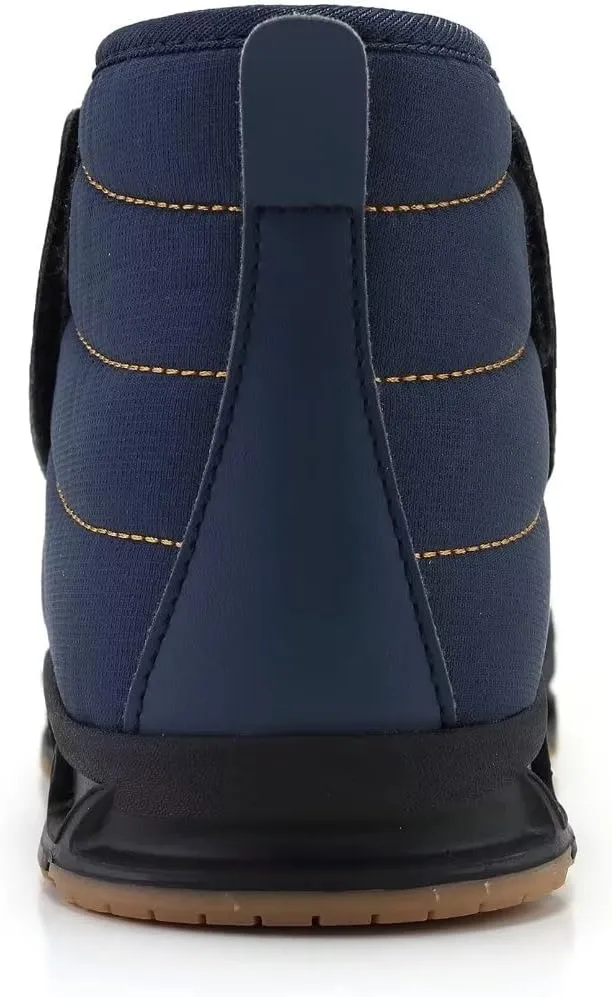 INEELUYI Men Women Winter Boots Outdoor Warm Fur Lined Slip On Sneakers Anti-Slip Waterproof Snow Boots