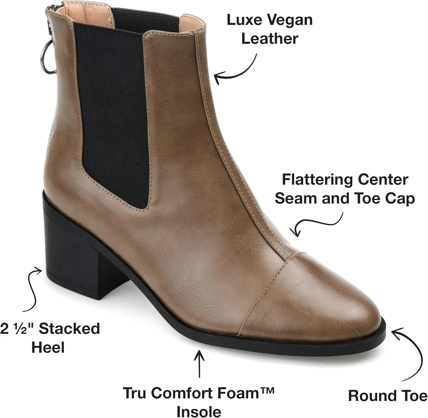 Journee Collection Women's Ankle Boots and Booties