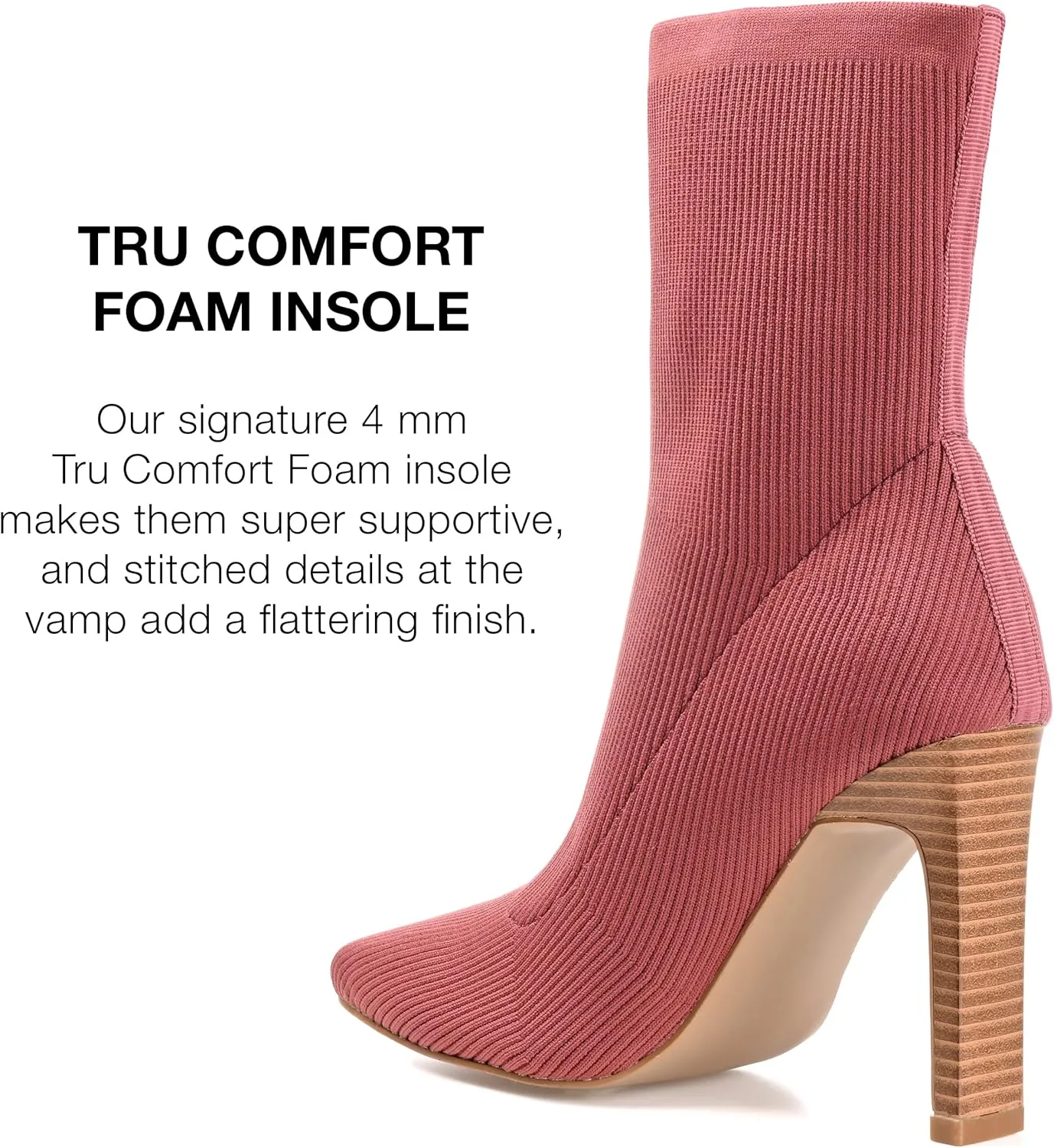 Journee Collection Women's Elissa Ankle Boots and Booties
