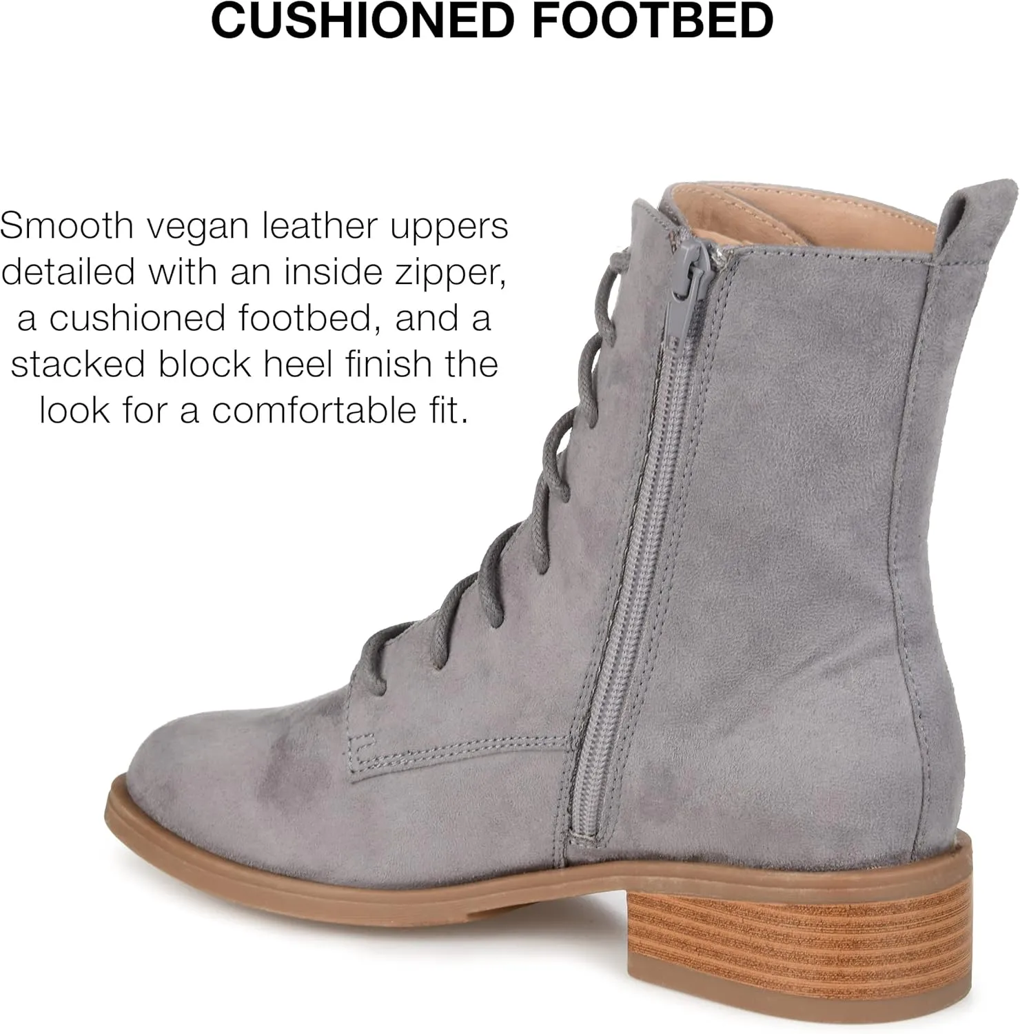 Journee Collection Women's Vienna Combat Boot