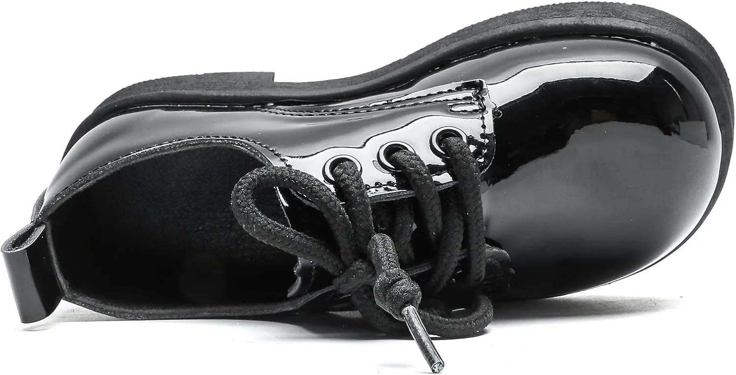 Kids Oxford Shoes Girl’s Boy’s Dress Shoes Lace-Up School Uniform Shoes Loafer Flats
