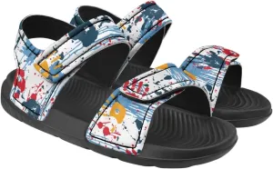 Kids Sandals Summer Shoes Girls Slide Sandals Slip On Toddler Shoes Double Buckle Strap Open Toe EVA Slippers