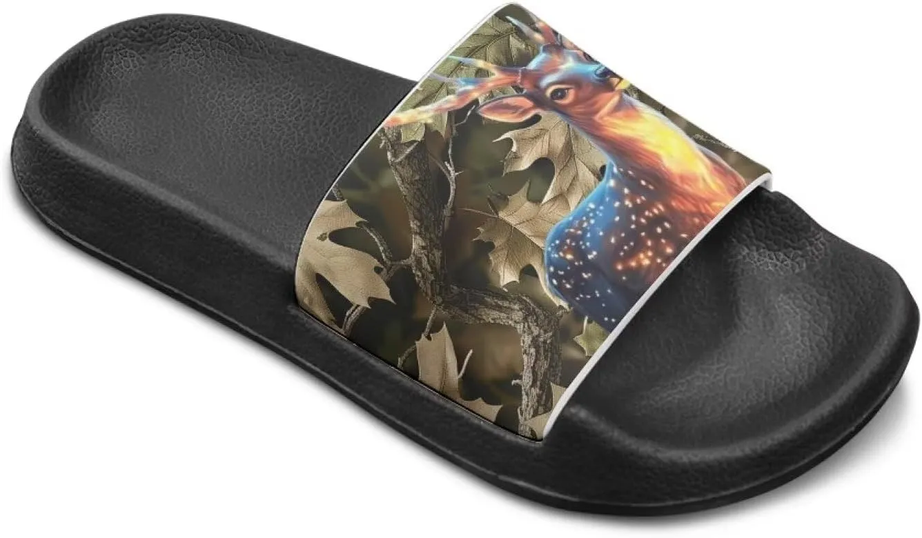 Kids Slide Sandals Waterproof Boys Slide-on Shoes Sandals for Girls