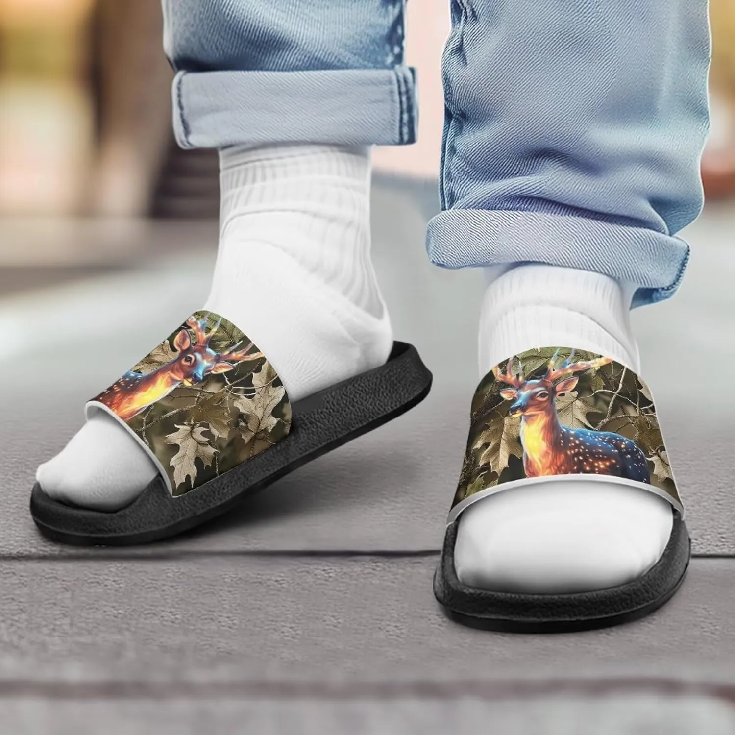 Kids Slide Sandals Waterproof Boys Slide-on Shoes Sandals for Girls