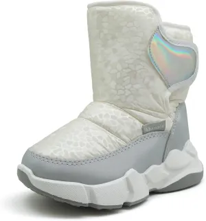 Kids Winter Snow Boots Toddler Boys Warm Outdoor Shoes Anti-Slip Easy On/Off (Toddler/Little Kid)