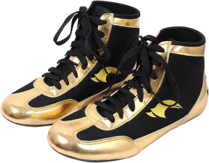 Kids Wrestling Shoes Boys Girls Boxing Shoes High Top Wrestling Training Shoes Boots Competition Fitness Sneakers
