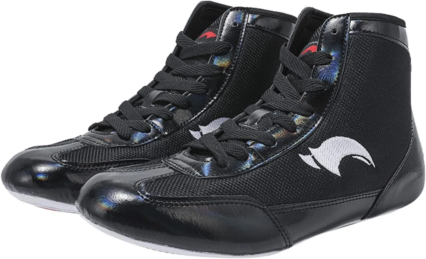 Kids Wrestling Shoes Boys Girls Boxing Shoes High Top Wrestling Training Shoes Boots Competition Fitness Sneakers