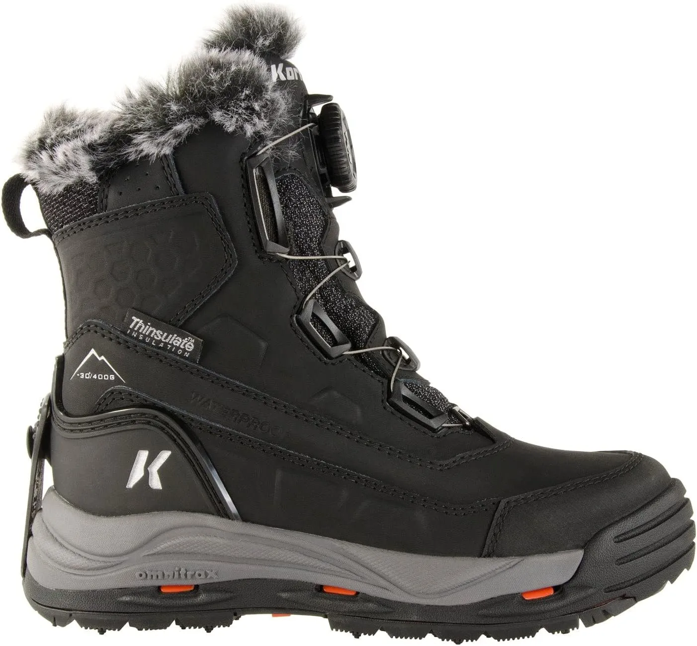 Korkers Women's Snowmageddon with SnowTrac Soles Boots