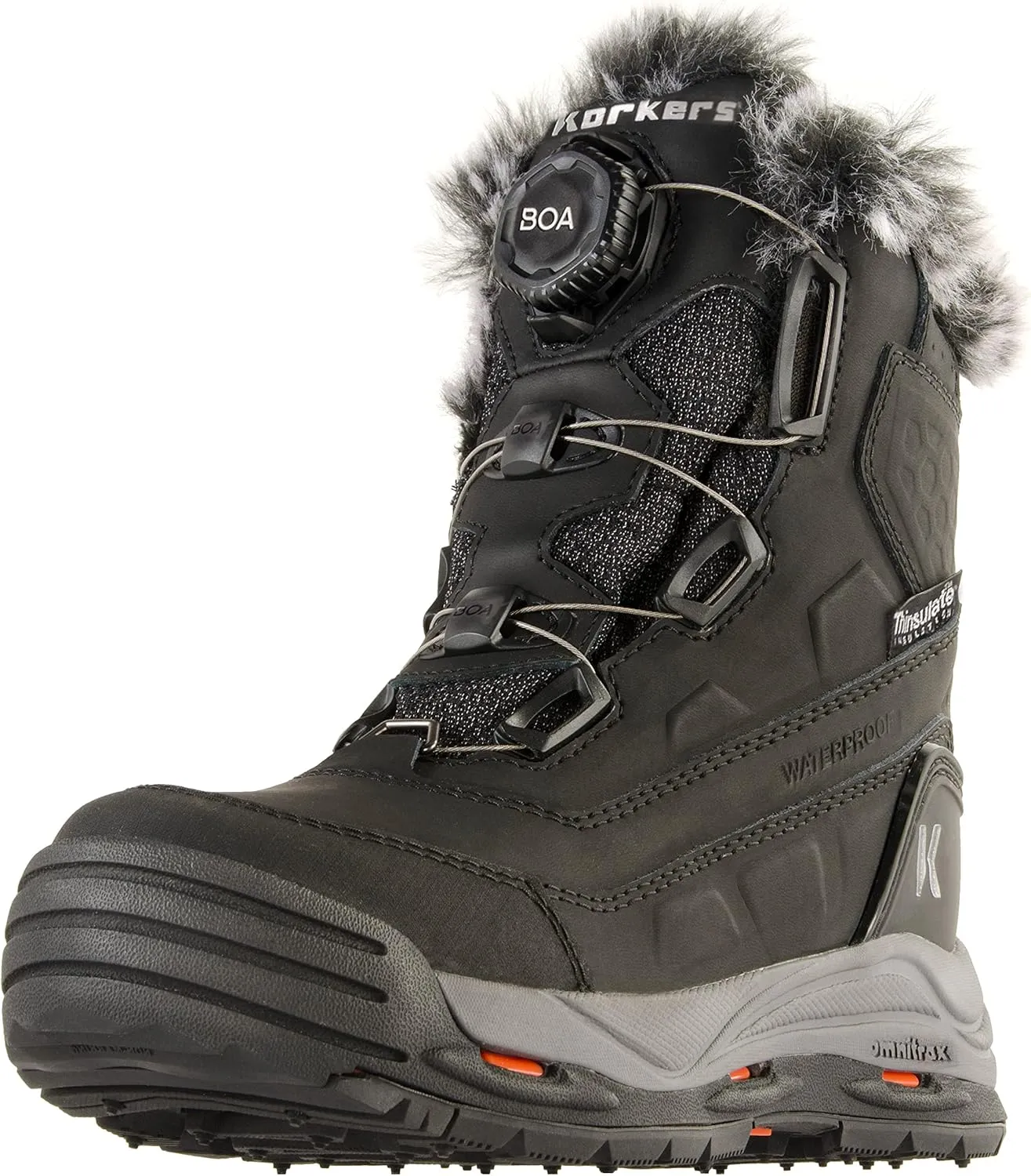 Korkers Women's Snowmageddon with SnowTrac Soles Boots