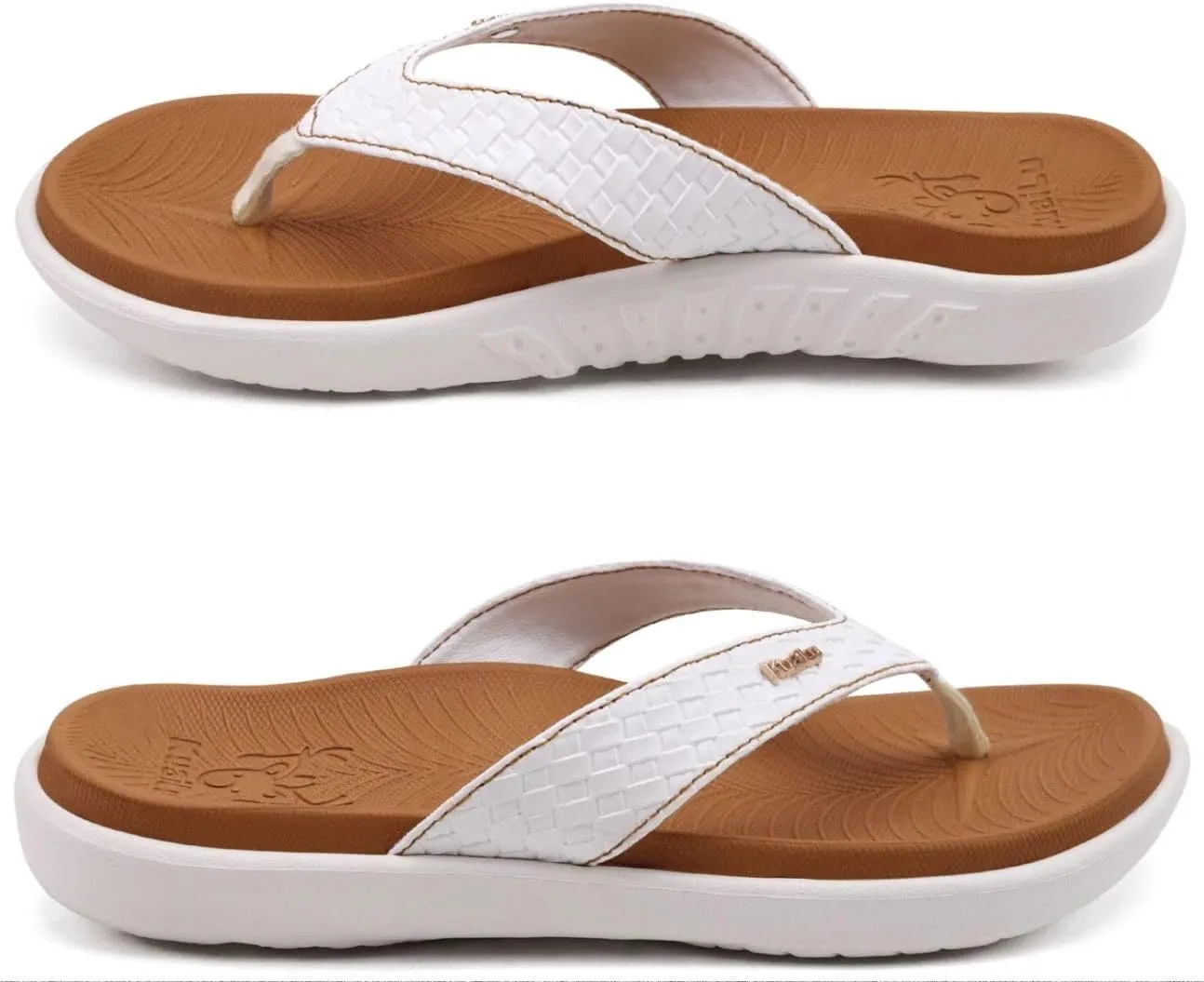 KuaiLu Womens Flip Flops Ladies Yoga Mat Comfortable Walking Thong Sandals With Plantar Fasciitis Arch Support Slip On Indoor Outdoor For Summer