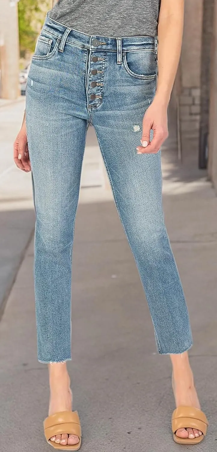 KUT from the Kloth Rachael High-Rise Fab Ab Mom Jeans