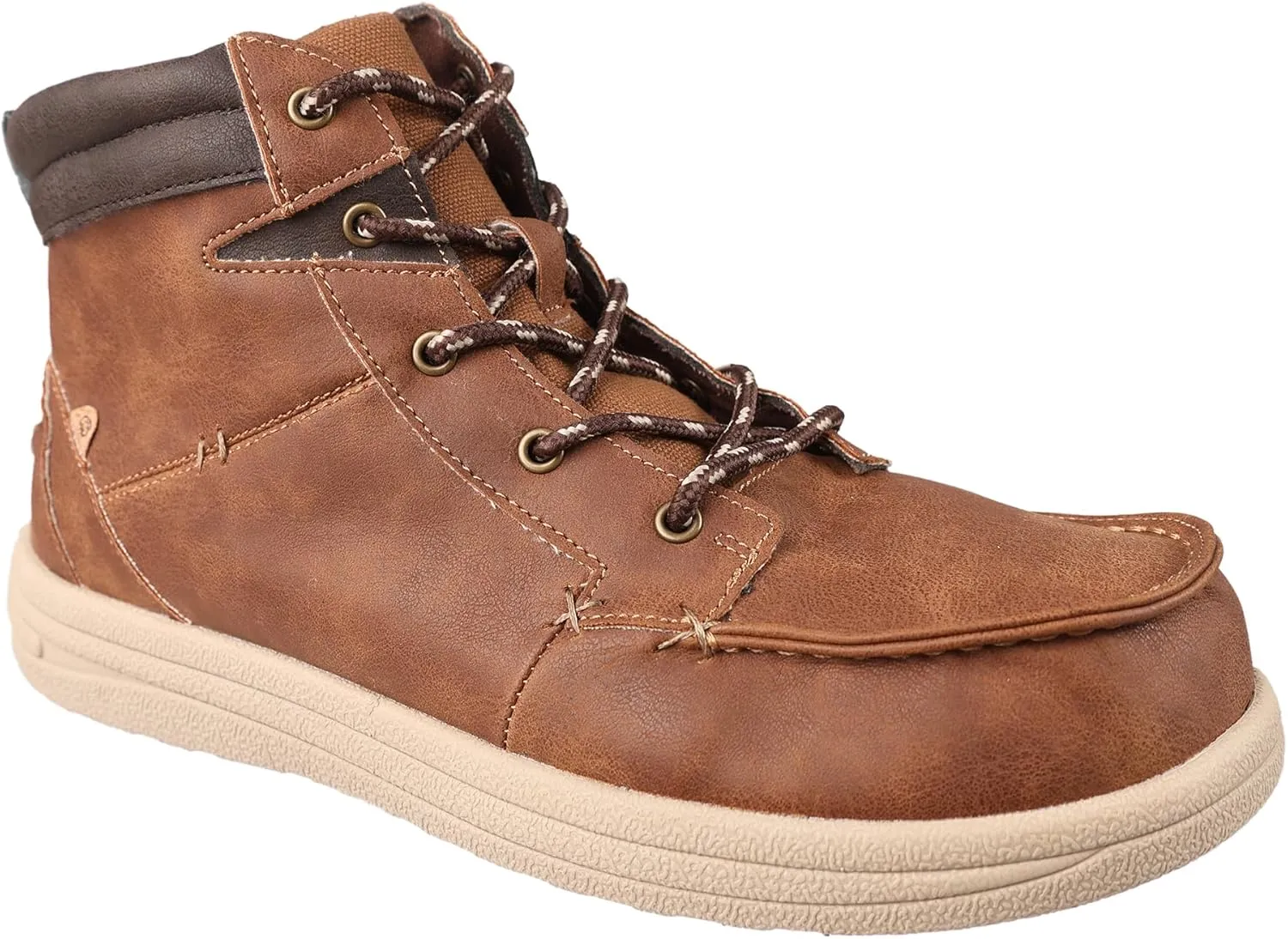 Lamo Men's Lennon Men’s Shoes - Premium PU and Canvas Upper, Luxurious Canvas Lining, Thick Cushioned Multi-Spandex Footbed, LITE EVA Outsole - Comfortable and Stylish
