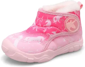 LeIsfIt Toddler Boots Girls Boys Winter Boots Cozy Fleece Snow Boots Indoor Outdoor Warm Shoes