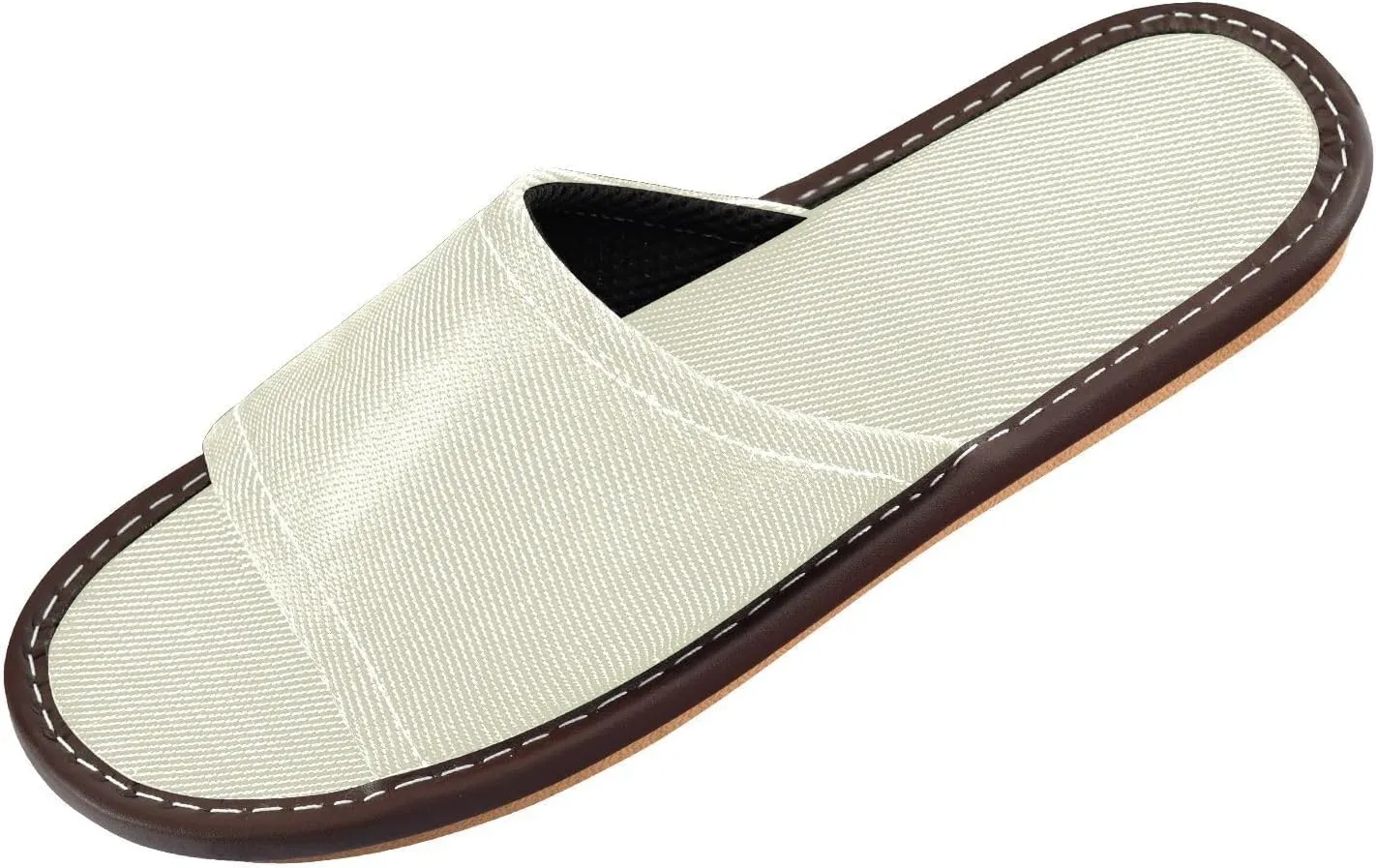 Light Yellow Men Women's Bedroom Slippers Summer Anti-slip Sandals for Indoor Hotel Bedroom