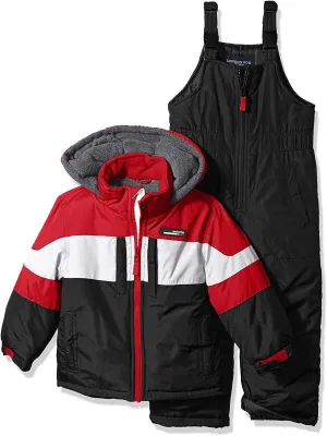 London Fog Baby Boys' 2-Piece Snow Bib and Jacket Snowsuit
