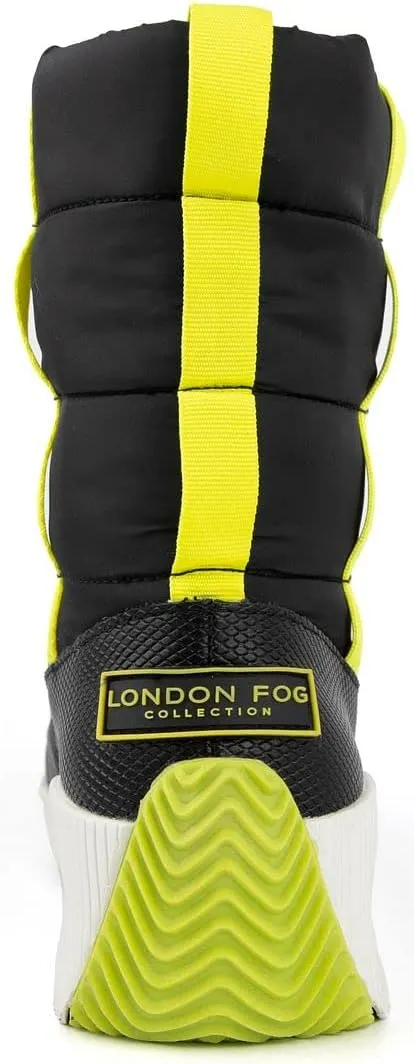 LONDON FOG Womens Chase Nylon Cold Weather Snow Boot Warm Lined Winter Boots