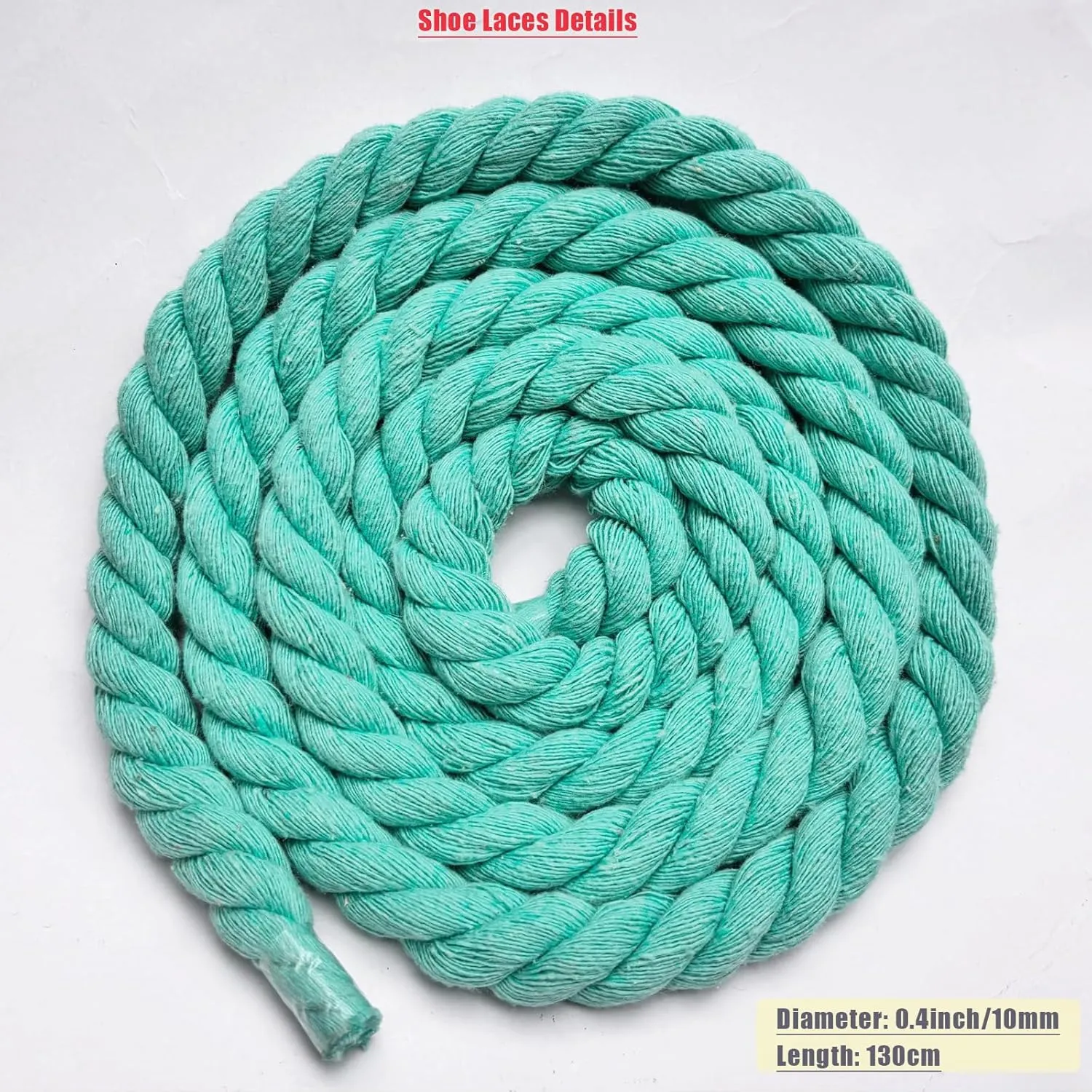Lopau Thick Rope Shoe Laces for Air Force 1, Dont Punch DIY Chunky Jumbo Shoelaces for Dunk,Air Jordan,AF1 Sneakers