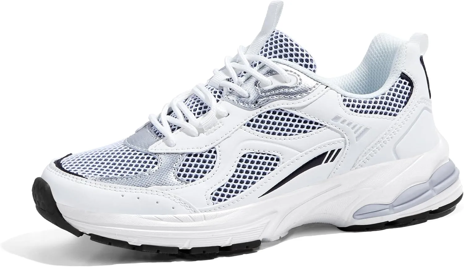 LUCKY STEP Women's Platform Chunky Fashion Sneakers Mesh Casual Running Tennis Workout Sport Work Trendy Athletic Walking Shoes