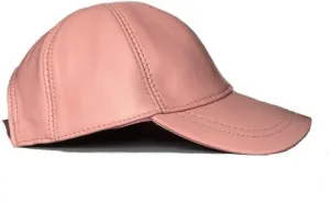 Lukkizara Genuine Real Lambskin Leather Unisex Baseball Cap - 100% Sheepskin Adjustable